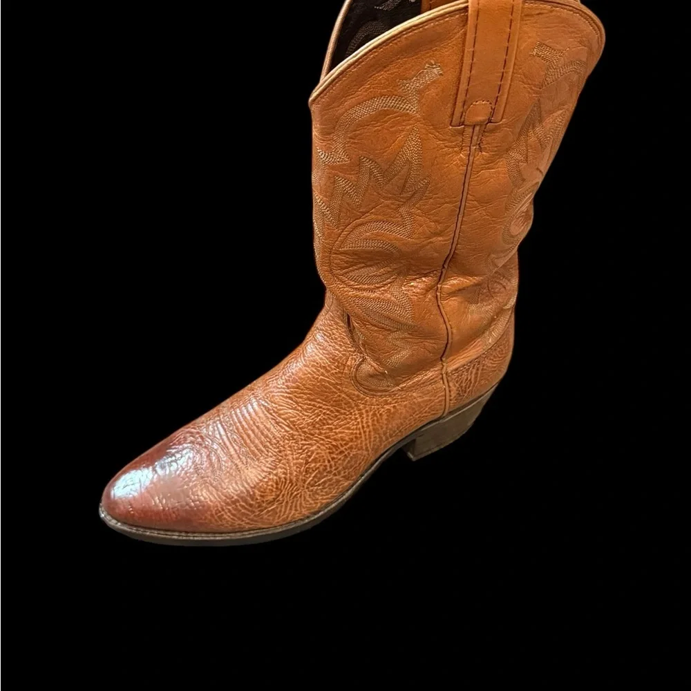 🔥 Dan Post Bullhide Cowboy Boots 11D USA Made – Christmas Special 🎁 - Picture 14 of 16